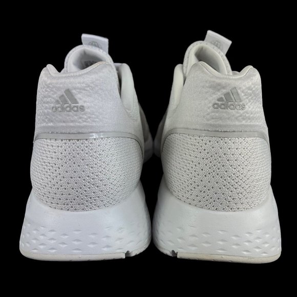 Adidas Edge Lux 5 White Metallic Grey Running Shoes GZ6741 Women's Size 11 - Picture 5 of 11